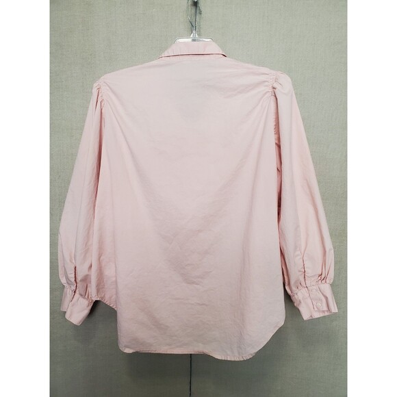 Old Navy 100% Cotton Pink Poplin Long Sleeve Button-Up Shirt Size XXL - Picture 4 of 8